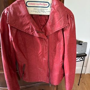 Nwot red jacket. Size s. Never worn